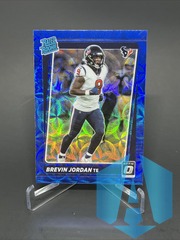 2021 Panini Donruss Optic Brevin Jordan #288 Rated Rookie Blue Scope PRIZM